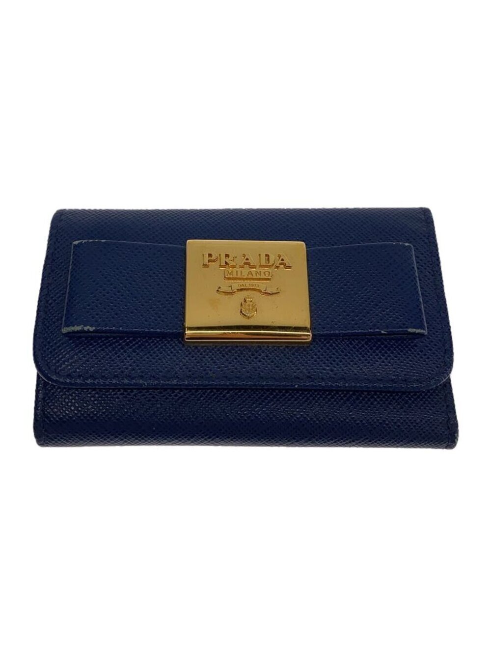 Prada Key Case Wallet Blue